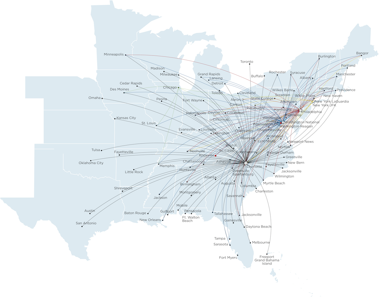 route map | psa airlines