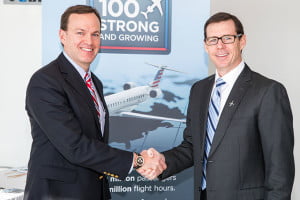 PSA Airlines Welcomes its 100th Bombardier CRJ Series Jetliner Operated for American Airlines