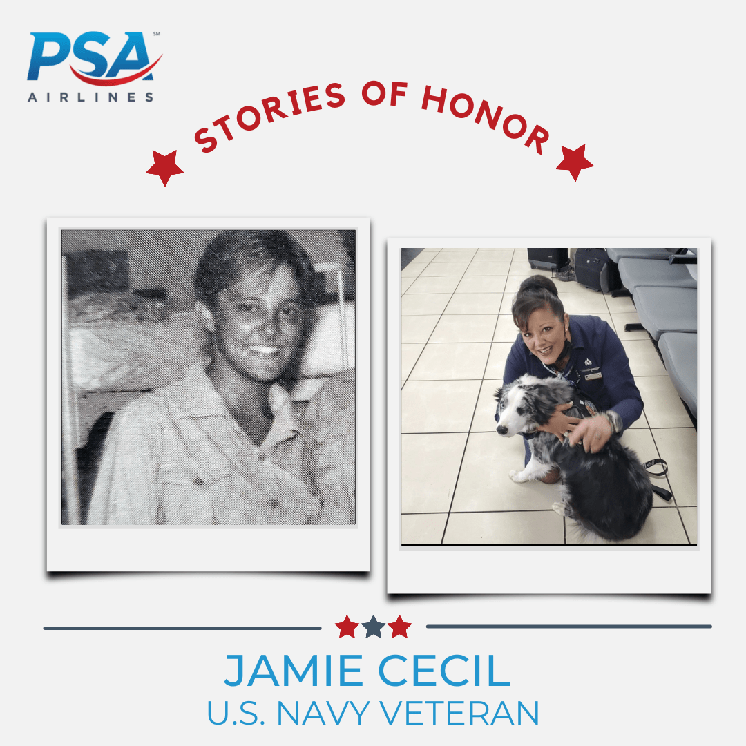 Stories of Honor: Flight Attendant Jamie Cecil, Navy